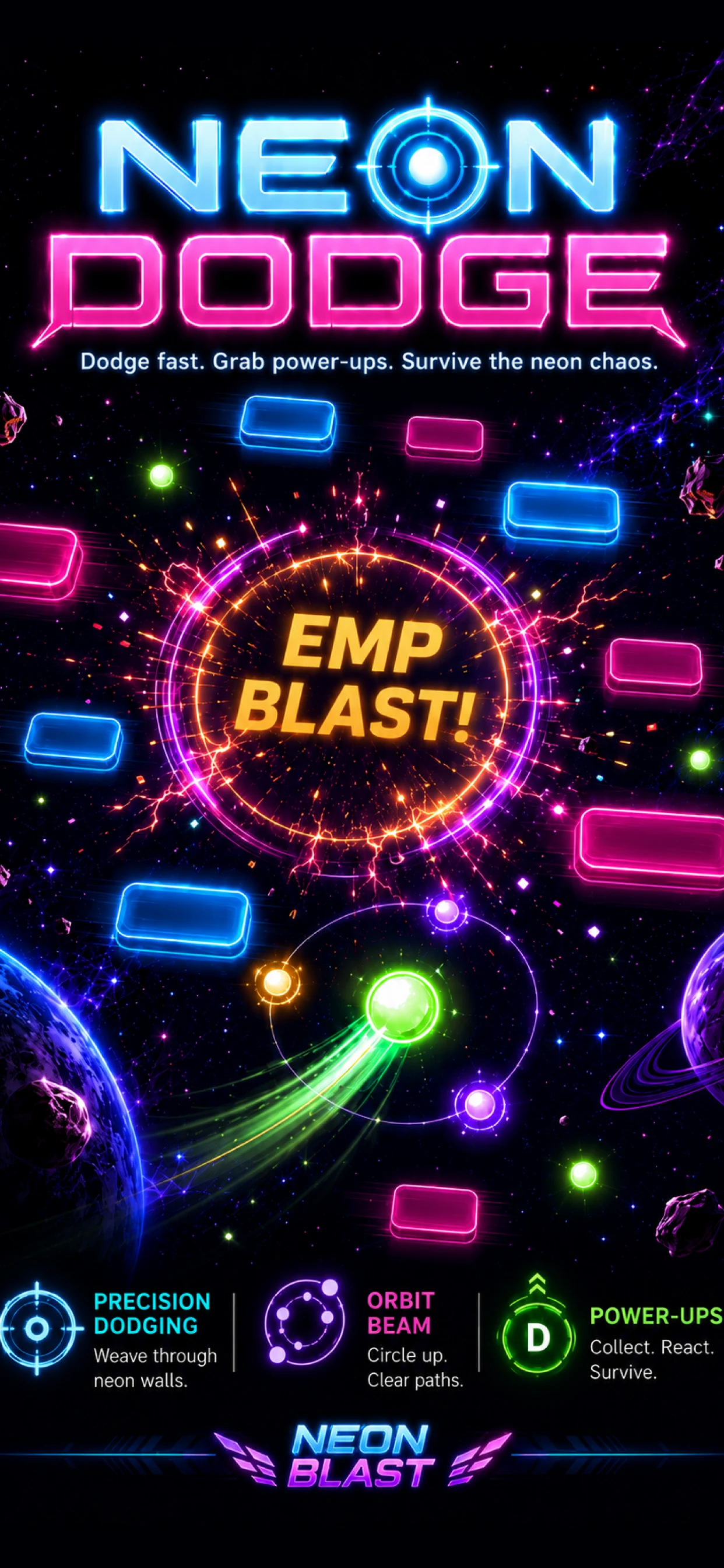 Neon Blast - Shooting Game screenshot