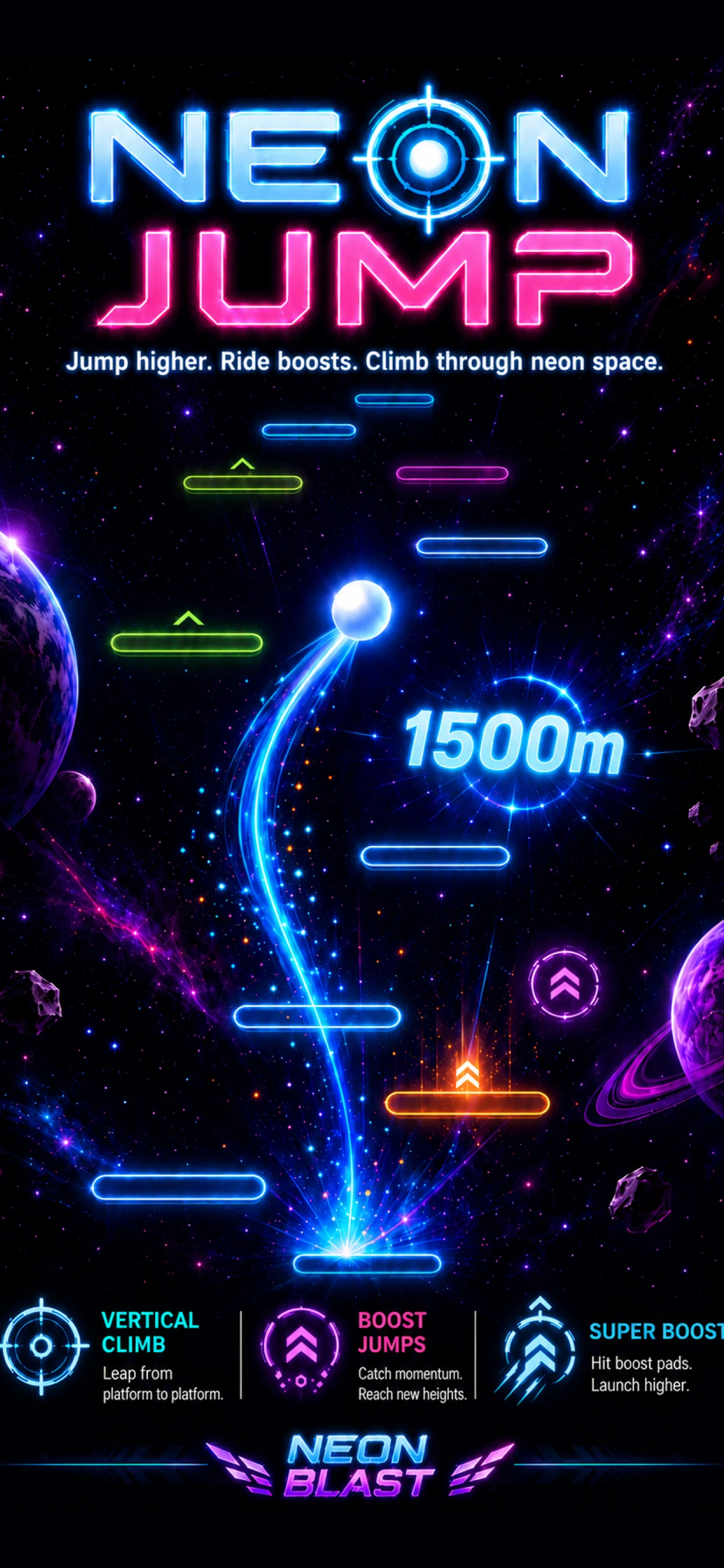 Neon Blast - Shooting Game screenshot
