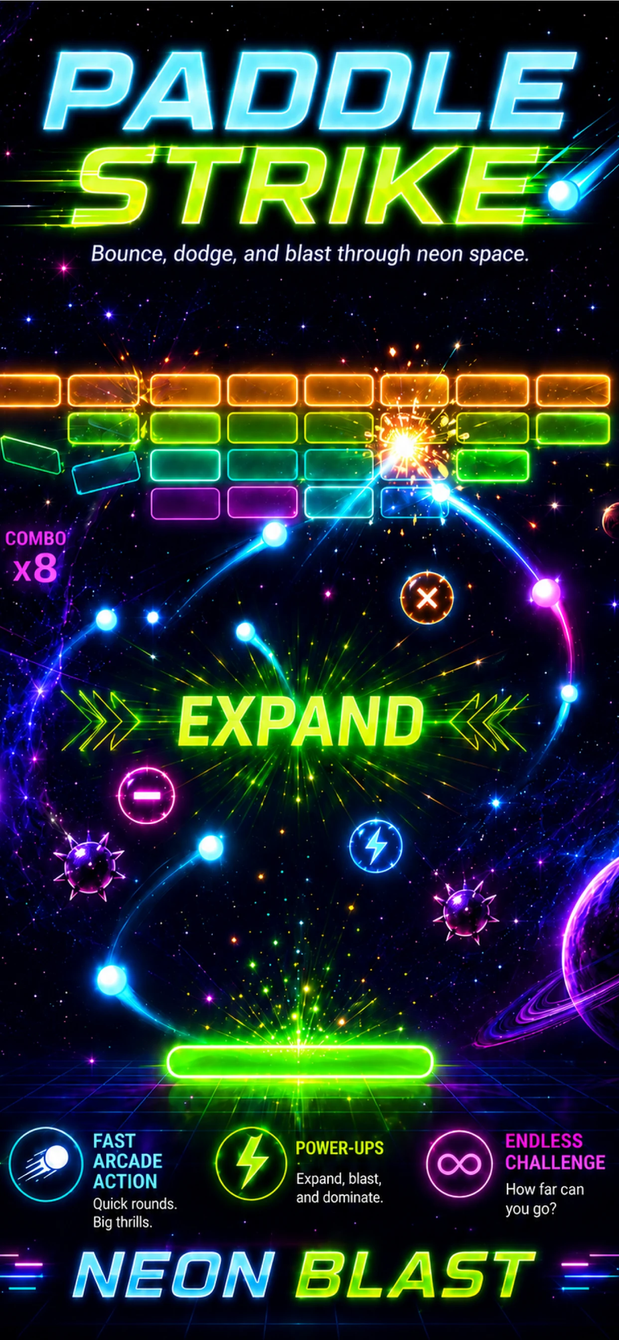 Neon Blast - Shooting Game screenshot